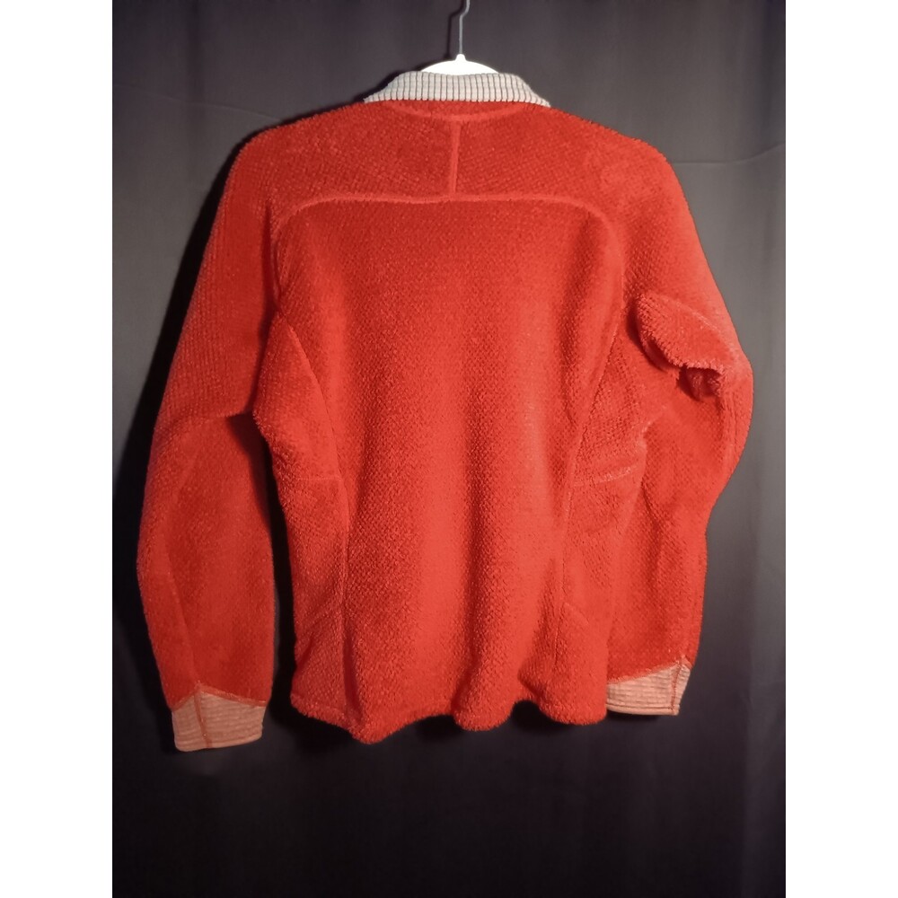 Patagonia Women’s R Fleece Full Zip Jacket Medium Red Polartec Performance Layer - Picture 6 of 8